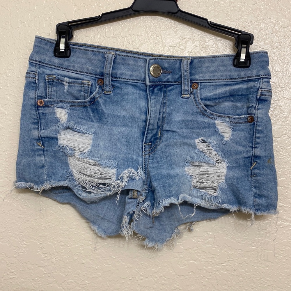 Light blue Jean shorts